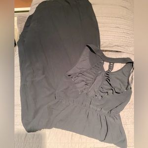 Boutique black maxi dress with back detail